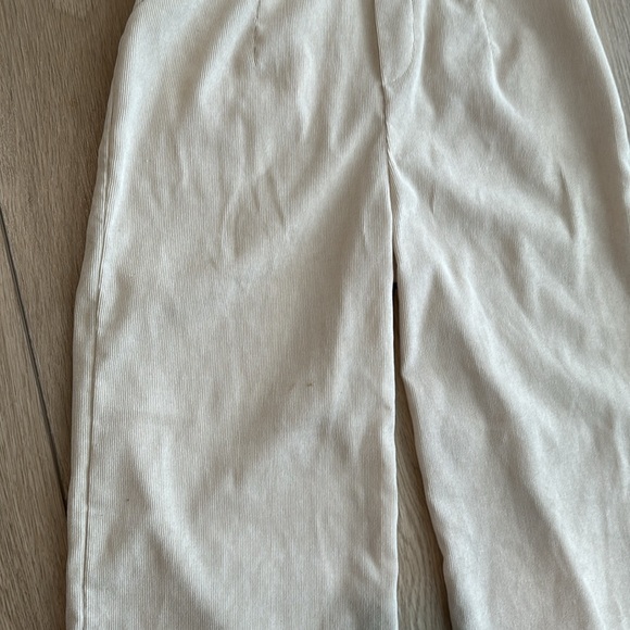 Nasty Gal Corduroy Tan Wide Leg Overalls - Picture 6 of 9